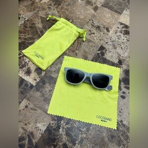 Cocosand baby  Gray Sunglasses with Case unisex 0-12 months